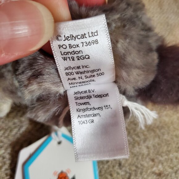 Authentic Jellycat 🤎🤍Lolly Sugar Glider🤍🤎 Plush w/Dust Bag NEW WITH TAGS - Picture 5 of 7